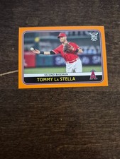 2020 Topps Big League Tommy LaStella Los Angeles Angels Orange