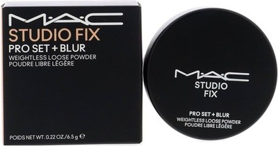 MAC Studio Fix Pro Set + Blur Weightless Loose Powder w/ Puff .22oz/6.5g NIB