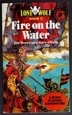 Joe Dever - Lone Wolf 2 - Fire on the Water - 1./1. Sparrow Edition - B+/B+/B+