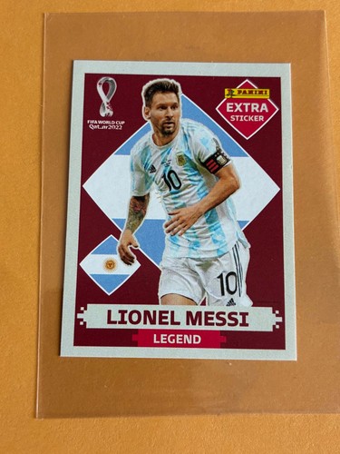 Lionel Messi [Bronze] 2022 Panini World Cup Qatar Stickers Extra card