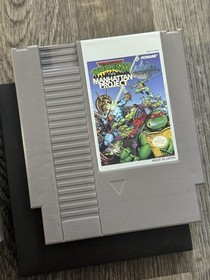 Nintendo NES Teenage Mutant Ninja Turtles 1 2 3 Game Lot TMNT - Tested/Works