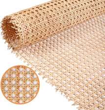 24" Width Natural Cane Webbing 5Ft, Rattan Webbing Roll for Caning Projects