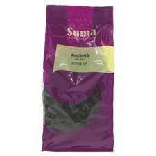 Suma Prepacks Raisins Dark Flame 500g 13.34 per kilo