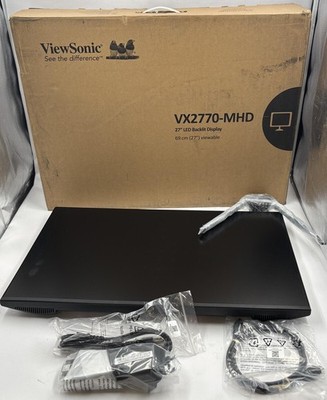 VIEWSONIC VX2770-MHD 27'' LED BACKLIT DISPLAY COMPUTER MONITOR