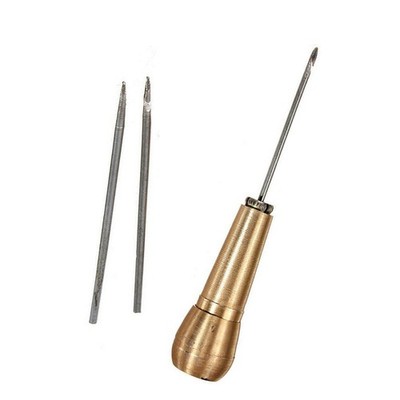 4 Stück Leder Nadel Leathercraft Schuh Reparatur Werkzeuge Set Kupfer Basteln