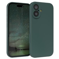 HandyhüLle FüR Apple Iphone 17 Silikon Back Cover Schutz Handy Case NachtgrüN