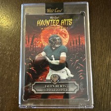 Jalen Hurts 1/1 Wild Card Haunted Hits Monster Hunt HHCF-JH