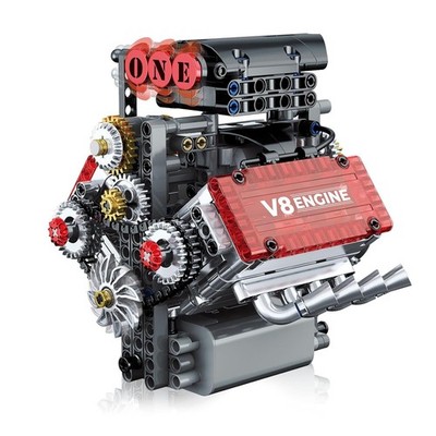 V8 Engine Model Kit That Runs Build Your Own STEM Mini Engine Kit with Motor