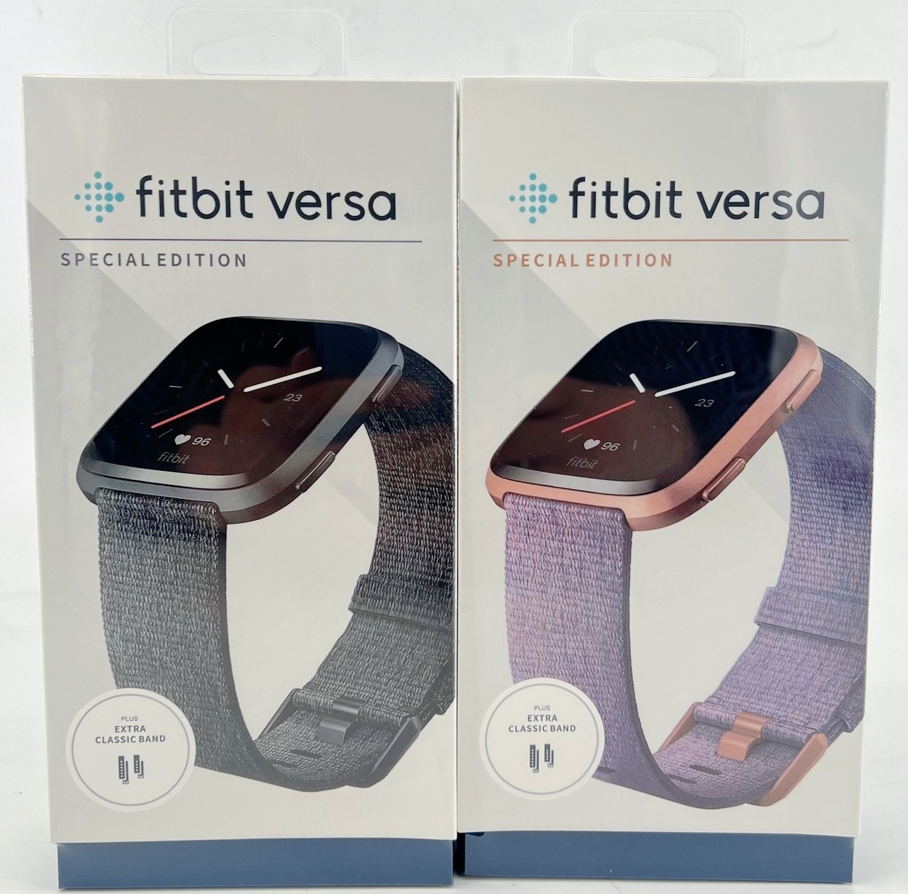 New Fitbit Versa Smart Watch Fitness Activity Tracker with S & L Sizes Band