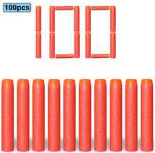 100x Foam Dart Refill Pack - RED - Nerf Compatible Many Colors Available