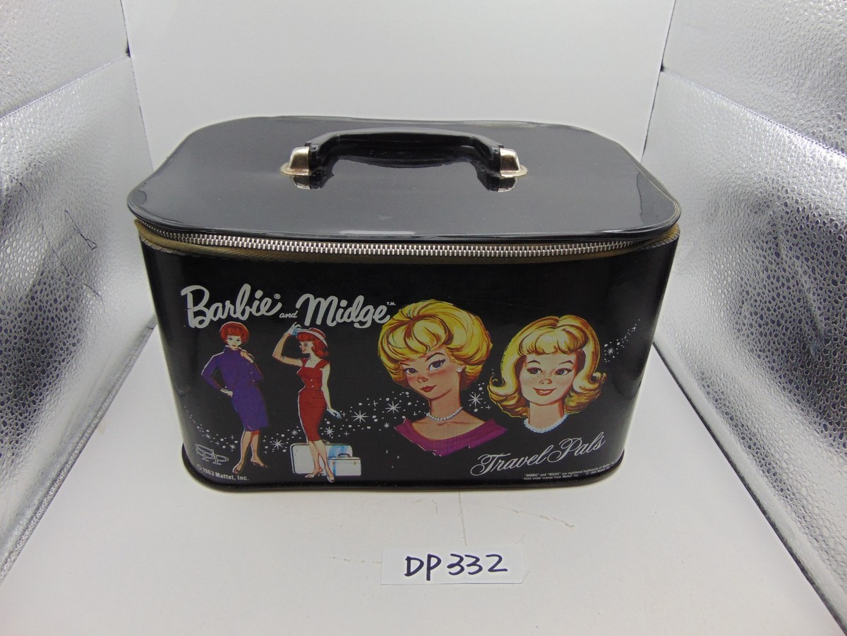 Vintage 1963 Barbie & Midge Travel Pals - Zippered Carry Case