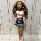 Vintage Barbie My Scene Madison Doll Un Fur Gettable Outfit Broken Neck