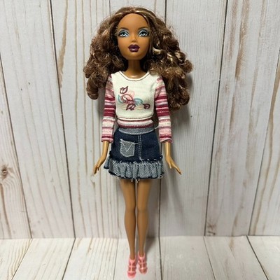 Vintage Barbie My Scene Madison Doll Un Fur Gettable Outfit Broken Neck