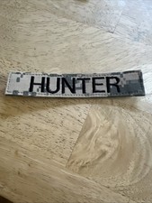 MILITARY PATCH Digital Camo HOOK AND LOOP ACU TAPE WITH NAME HUNTER