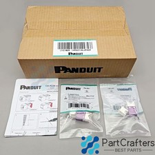 Fits Panduit Giga TX Cat6 jack Purple CJ688TGVL BOX OF 50. Free shipping  