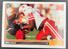 1991 Upper Deck - Star Rookie Mike Croel #4 (RC) Football Card. rookie card picture