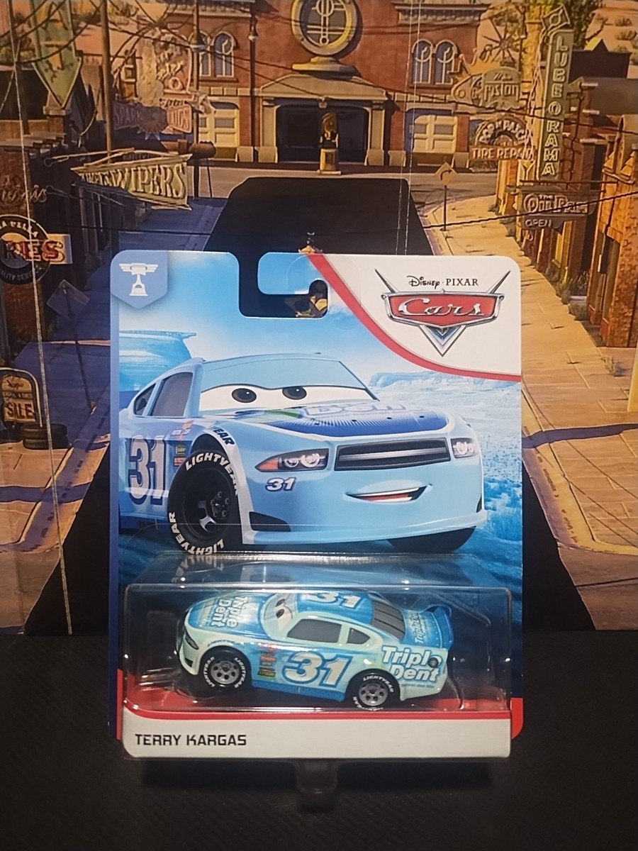 DISNEY PIXAR CARS TERRY KARGAS #31 TRIPLE DENT PISTON CUP RACERS