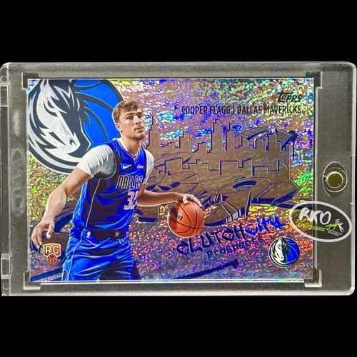 Cooper Flagg RARE Rookie RC Shimmer Graffiti Refractor - 2025 Topps Mint - product listing photo