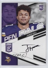 2023 Panini Donruss Elite Pen Pals Jaren Hall #PPJHA Auto 5ov