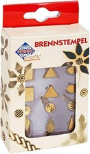 (TG. Grande) Pebaro - 12 Stampi per pirografo: Quadrato/Triangolo/Cerchio/Occhio