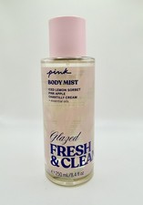 NEW VICTORIA'S SECRET PINK GLAZED FRESH CLEAN FRAGRANCE VS BODY SPRAY MIST