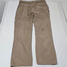 Carhartt B324 DKH Relaxed Fit Canvas Work Pants 38x32   Brown Duck   Durable Uti