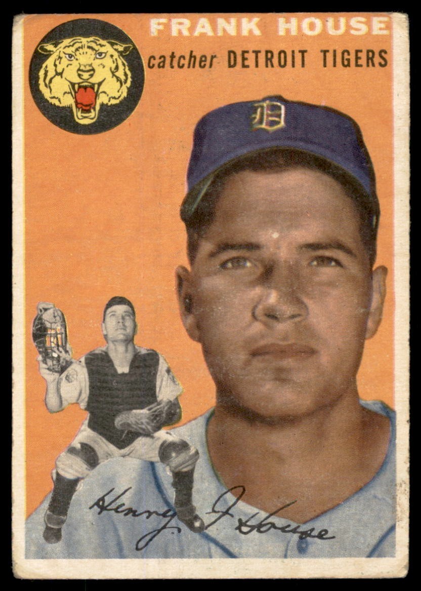 1954 Topps #163 FRANK HOUSE   Detroit Tigers  VG-VGEX