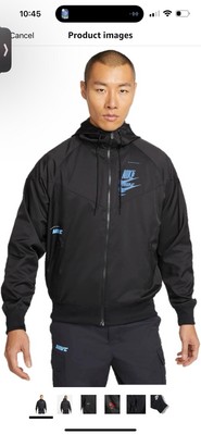 Nike Men's Woven Windrunner Jacket, Nike Sportswear, Sports Essentials MEDIUM