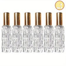 Empty Travel Spray / 10ml Glass Atomizer / Refillable Perfume Bottle Set of 6 