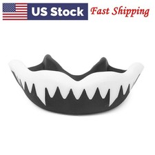 MMA Sparring Muay Thai Taekwondo Boxing Mouth Guard Black Mouthguard Protector