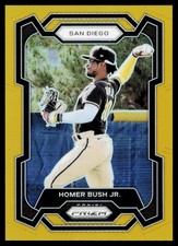 2024 Panini Prizm Homer Bush Jr. Gold #'d /10 Padres