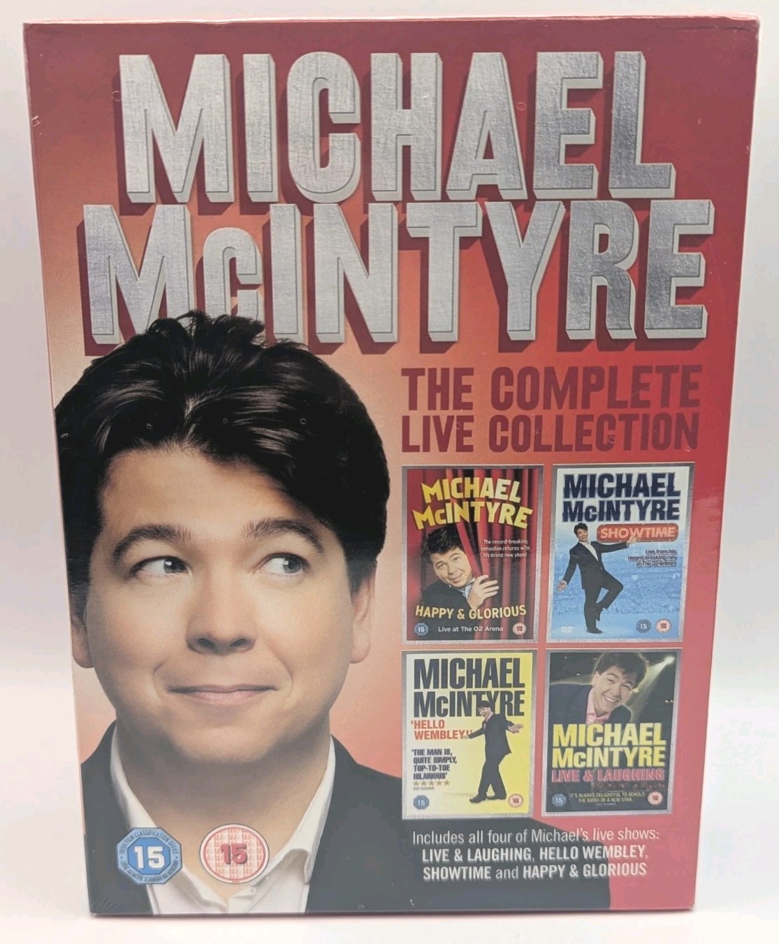 MICHAEL MCINTYRE THE COMPLETE LIVE COLLECTION DVD (2016) NEW & SEALED PAL