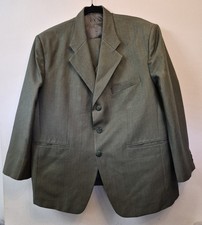  Dandy Designs Mens Suit Size Chest 42R Waist 42 Leg 29in Khaki Green 