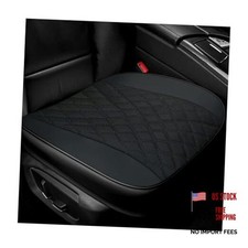 povtii Car Front Seat Cover, 21"&times;22" Luxury PU Leather Auto 22&times;21 inches Black