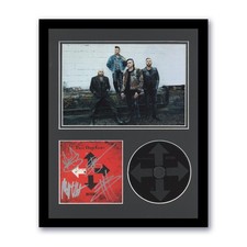 Three Days Grace "Outsider" AUTOGRAPH Signed Custom Framed 11x14 CD Display ACOA