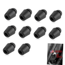 10 PCS Automotive 0.54" x 0.73" Hood Trunk Shock Absorbing Rubber Mound,