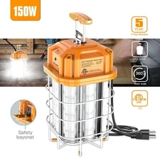 150W LED Temporary Work Light Linkable Construction Hanging Jobsite Lighting ETL