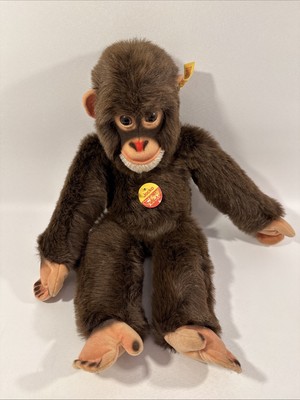 Steiff Affe Jocko  0020/35 Schlenker Schimpanse  Druckstimme 40 cm KFS