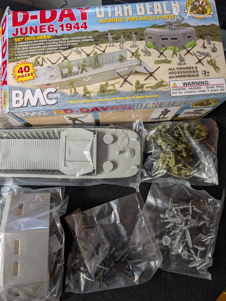 BMC TOYS D-DAY UTAH BEACH WWII Battle playset Action Figure Soldiers