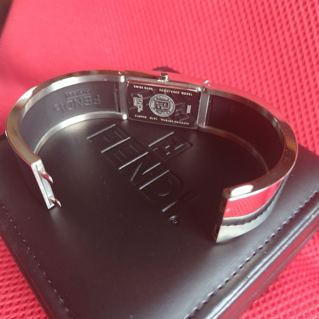 Fendi Silver Rectangular Watch - image 5