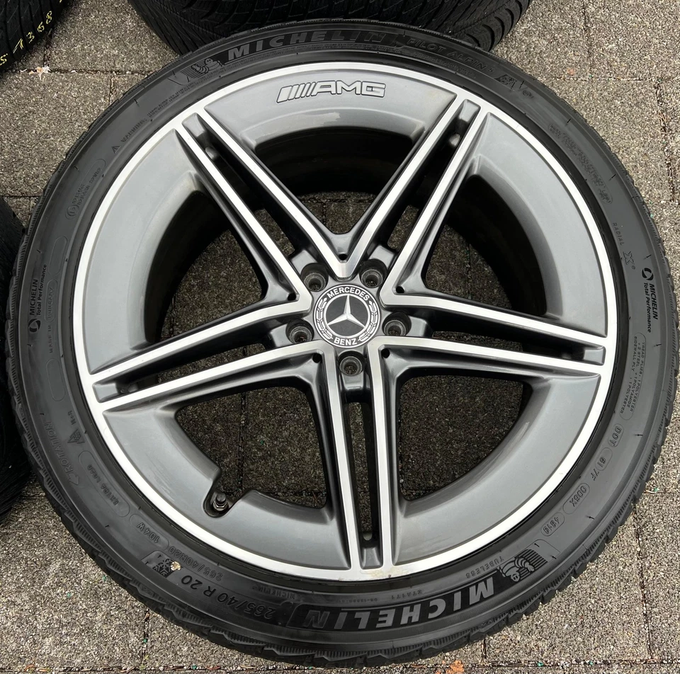 4 ORIGINAL 20" ALU WINTERRÄDER MERCEDES BENZ AMG GT X290 A2904010400 A2904010500 - Bild 3 von 4