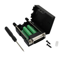 Avanexpress DB15 Male D-SUB 15 Pin Jack Port to Terminal Breakout Board Connecto