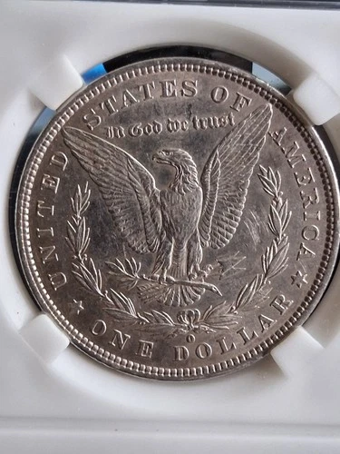 1880-O Morgan Silver Dollar Beautiful Luster AU