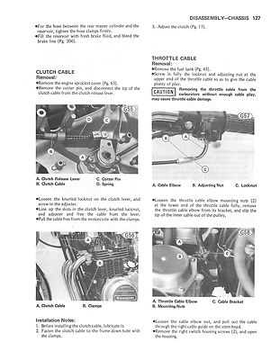 KAWASAKI Workshop Manual KZ750 Z750 & KZ700 Z700 1980 1981