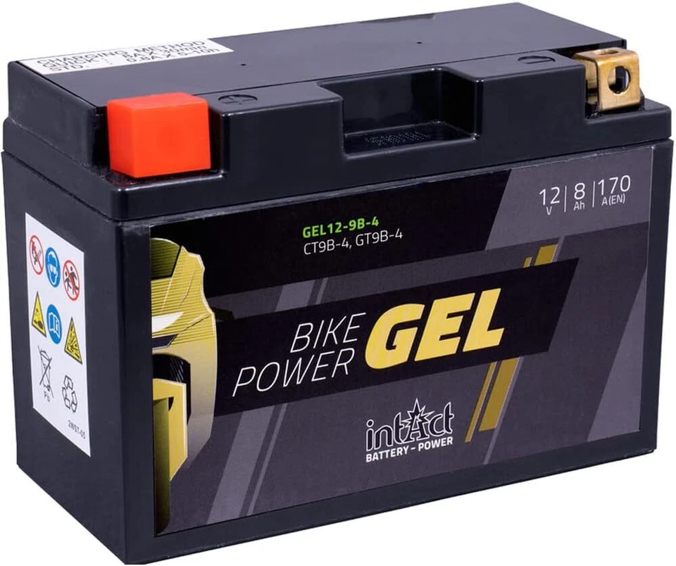 YT9B-BS BATTERIE GEL POUR ARCTIC CAT 400DVX 04 - 08 DÉMARRAGE 170 CCA - Photo 1/1