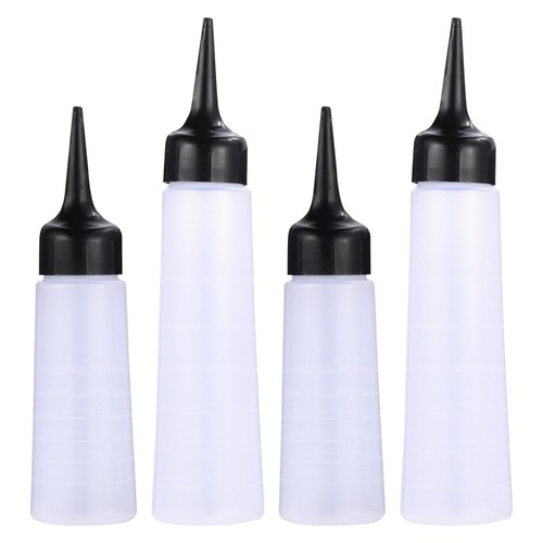 4 Pack Hair Color Bottle Applicator Squeeze Bottle for Hair Applicator Bottle