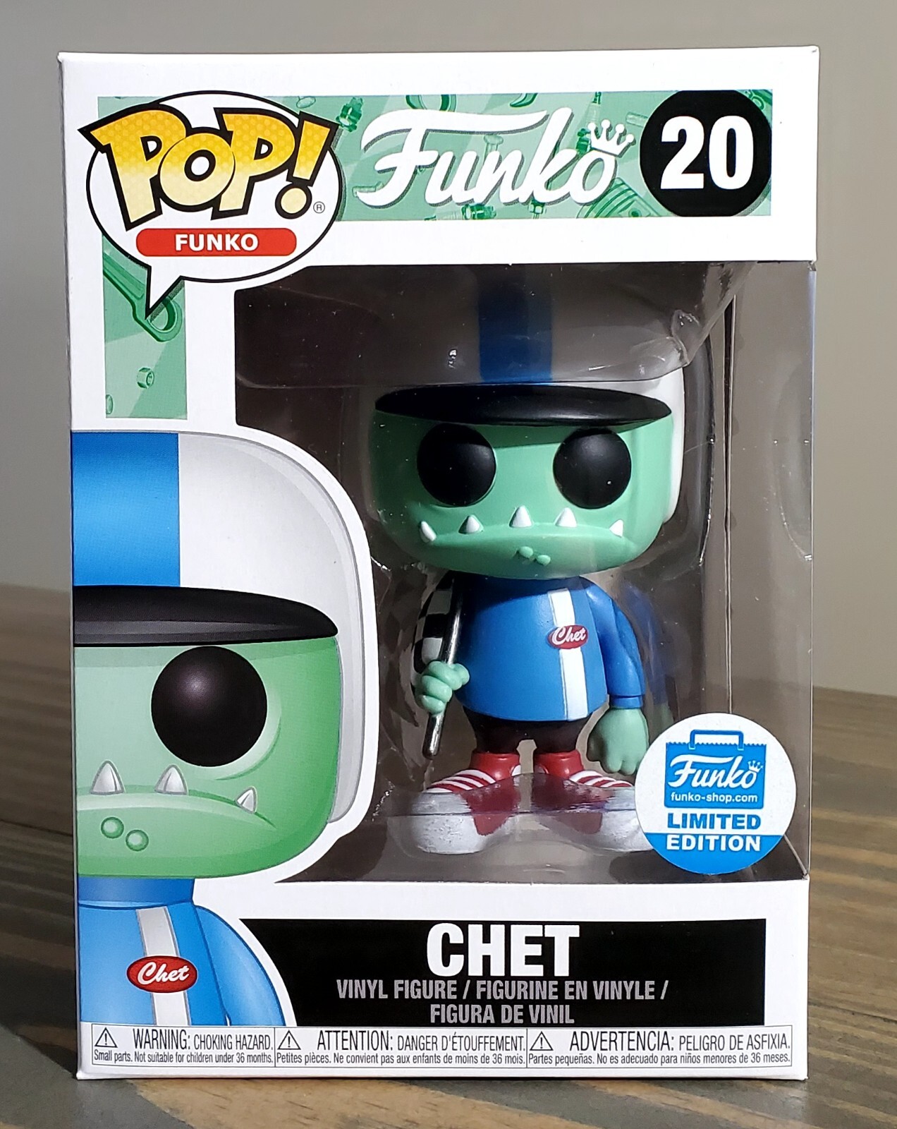 Sale Funko Pop! 20 Chet Limited Edition New Free Shipping