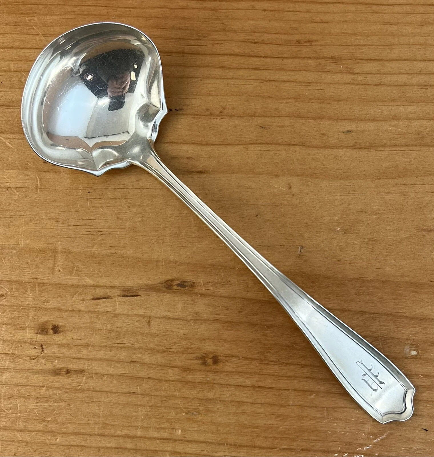Maryland By Alvin Sterling Silver Sauce Ladle 5 5/8" Has Monogram
Opens in a new window or tab