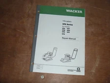 Wacker VPK 1750W Vibroplate Compactor Operator Maintenance Service Repair Manual
