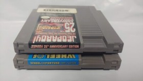 Jeopardy + Wheel of Fortune Family -  Nintendo NES Authentic Game Tested Works